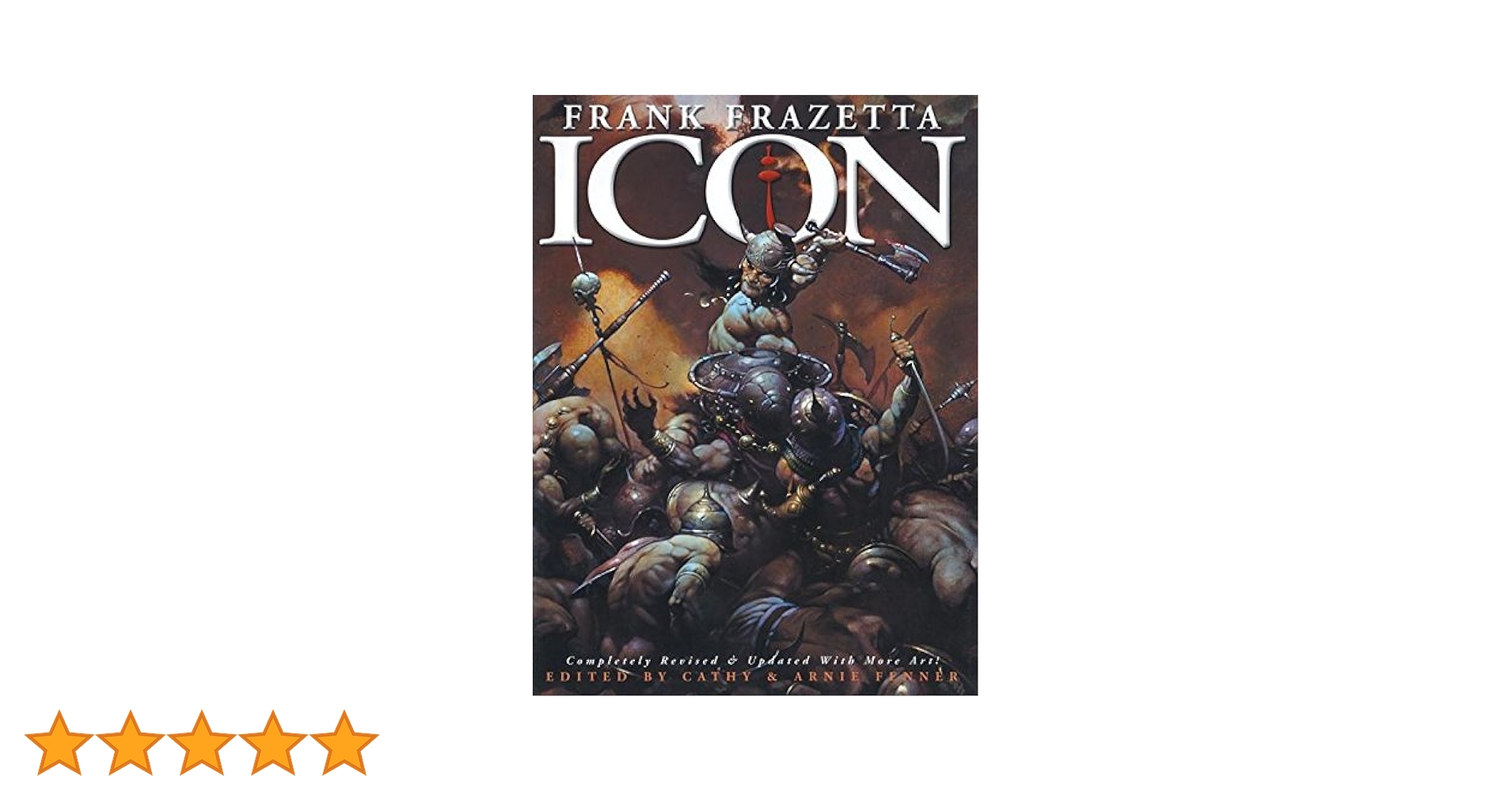 Icon　Frank Frazetta : A Retrospective Icon Retrospective by Frank Frazetta Hardcover Slipcase Art